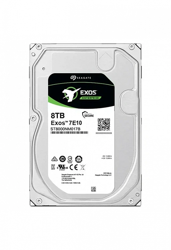Жесткий диск Seagate Exos 7E10 8TB 3.5" SATA 6Gb/s [ST8000NM017B]